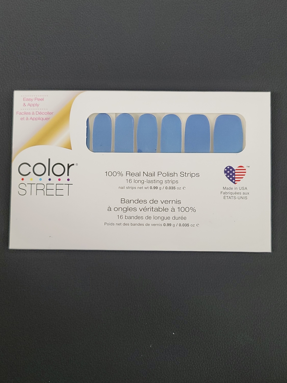 50% Off 3+ Retired COLOR STREET Strobe Lights Blue Shimmer Nail Polish Strips
